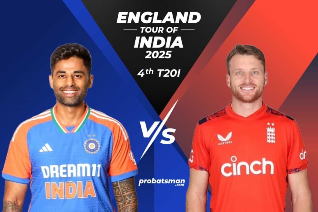 IND vs ENG 4nd T20I Match Prediction Today