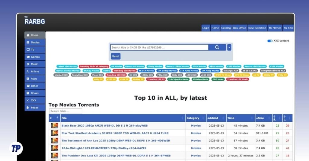 RARBG Proxy List